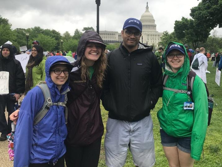 MSc-GH Students at March for Science